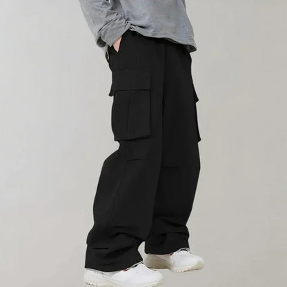 Modische Herrenhose Gerades Bein Cargo Stil
