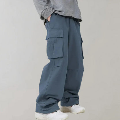 Modische Herrenhose Gerades Bein Cargo Stil