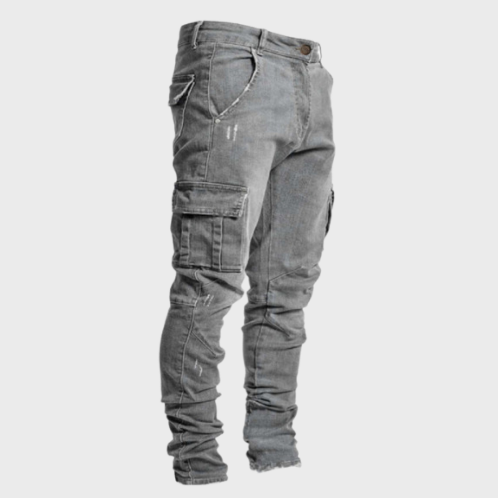 Herren Cargohose Bequem Sportlich