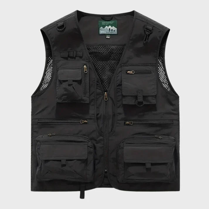 Men's Breathable Multi-Pocket Cargo Vest