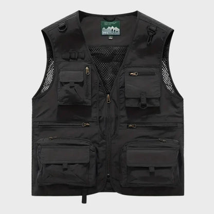 Men's Breathable Multi-Pocket Cargo Vest