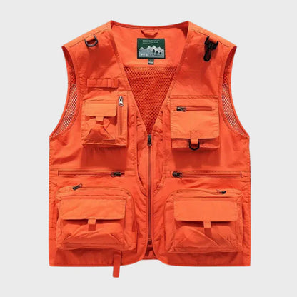 Men's Breathable Multi-Pocket Cargo Vest