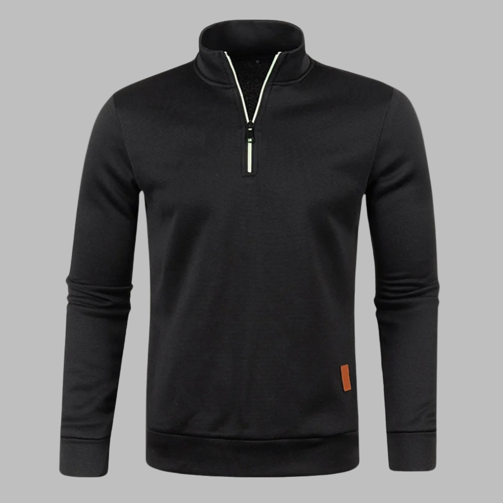Men's Lightweight Summer Zipper Pullover
