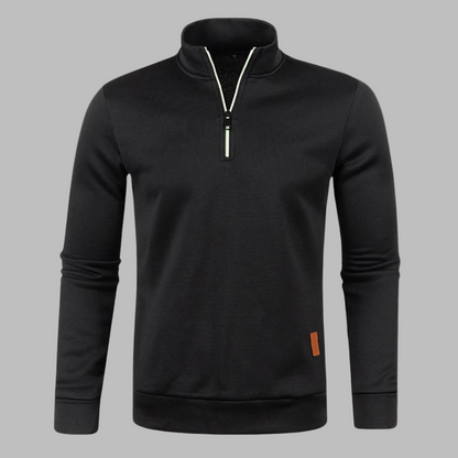 Men's Lightweight Summer Zipper Pullover