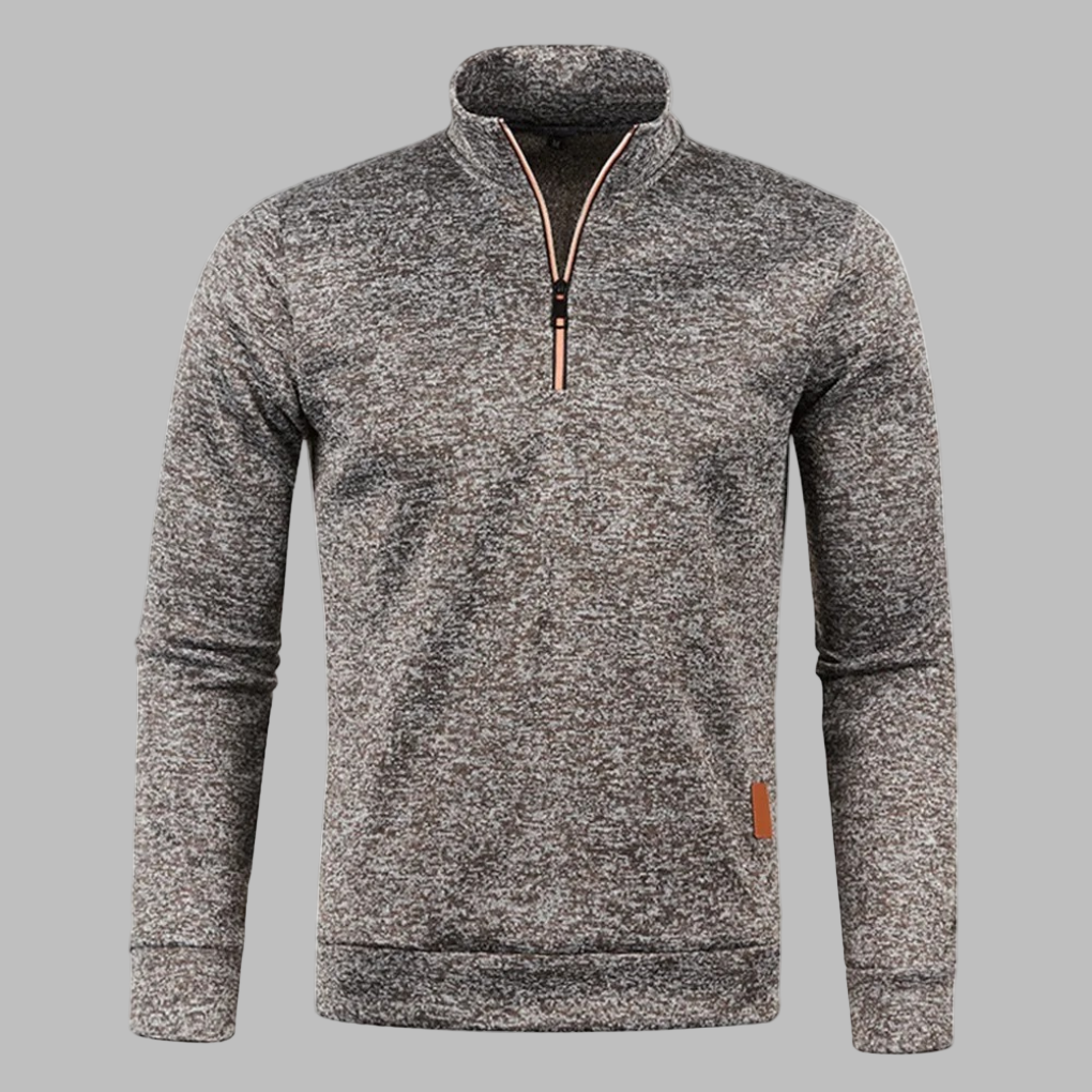 Men's Lightweight Summer Zipper Pullover