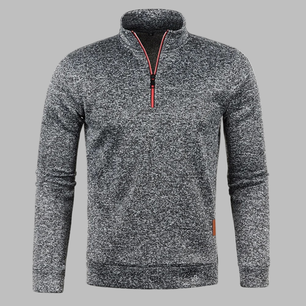 Men's Lightweight Summer Zipper Pullover