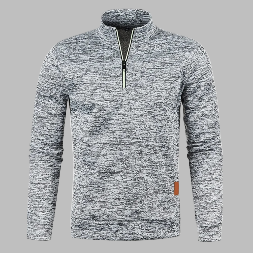 Men's Lightweight Summer Zipper Pullover