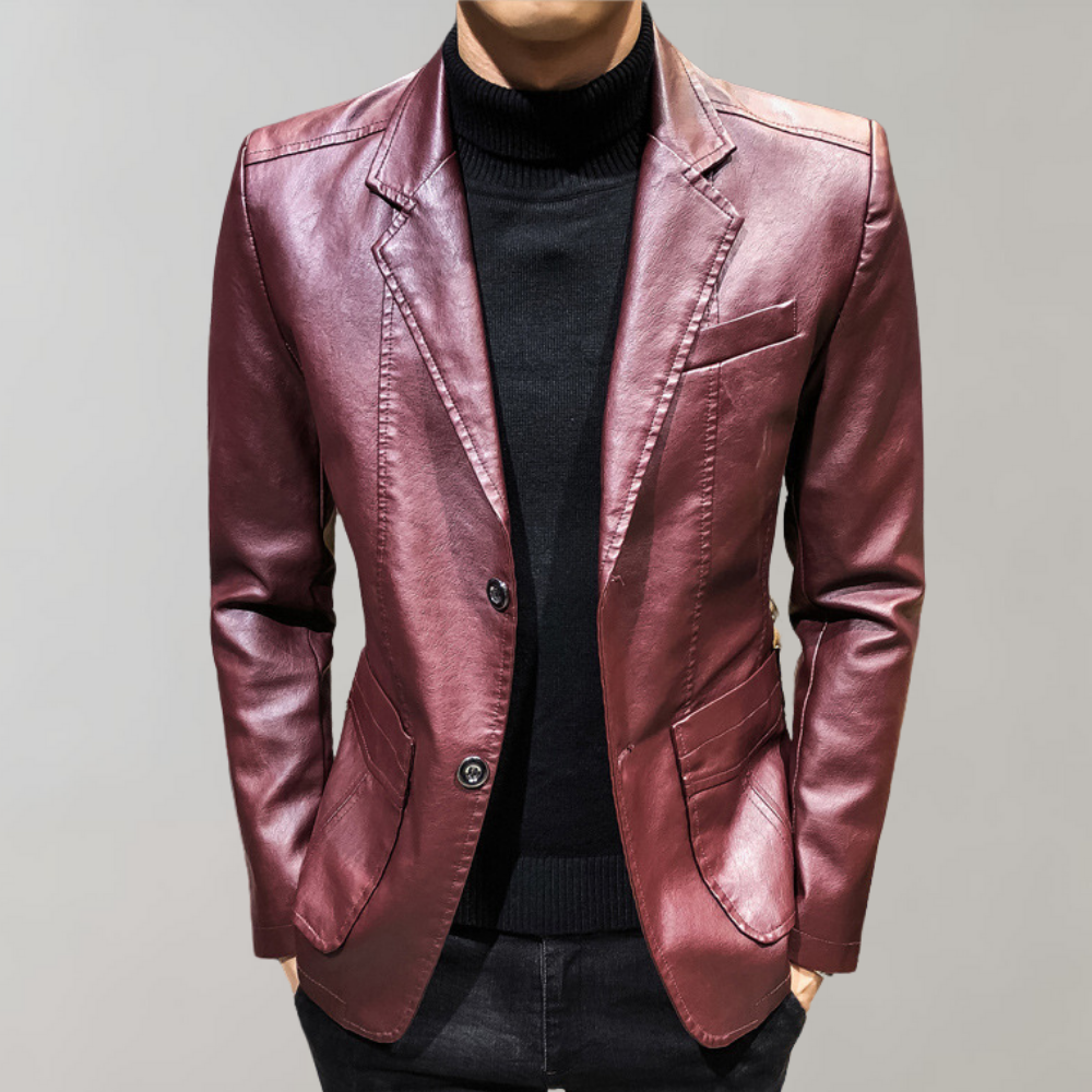 Herren Blazer Jacke Elegant Slim Fit - IdealeKleiden