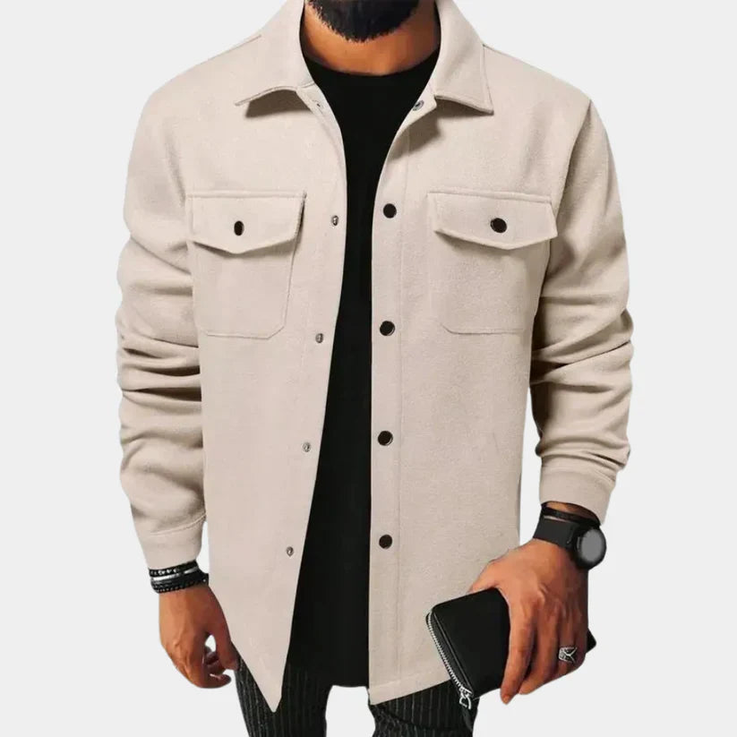 Men's Shirt Jacket Classic Modern