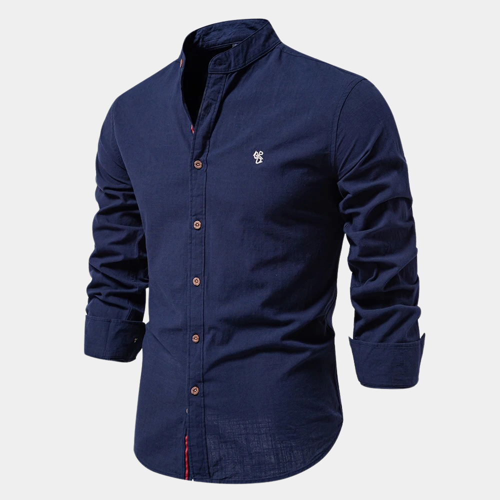 Elegante Slim-Fit-Kleidung Atmungsaktiv Stehkragen