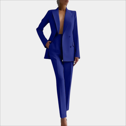 Women's Modern Double-Breasted Business Suit