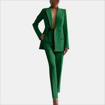 Women's Modern Double-Breasted Business Suit