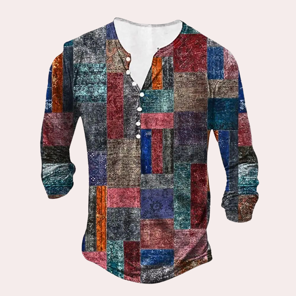 Practical Cotton Patchwork Design Dress