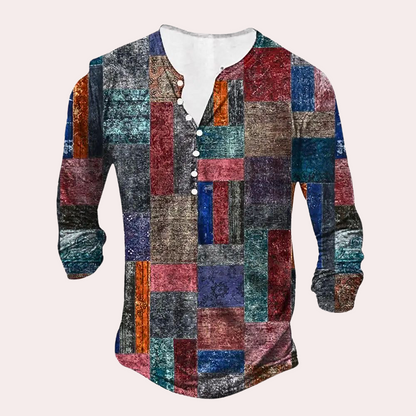 Practical Cotton Patchwork Design Dress