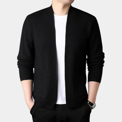 Fashionable Slim Fit Open Front Dress with Pockets