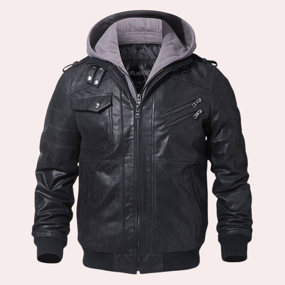 Men's Modern Parka Jacket with Hood