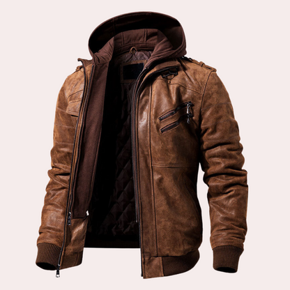 Herren Parka Jacke Modern Kapuze - IdealeKleiden