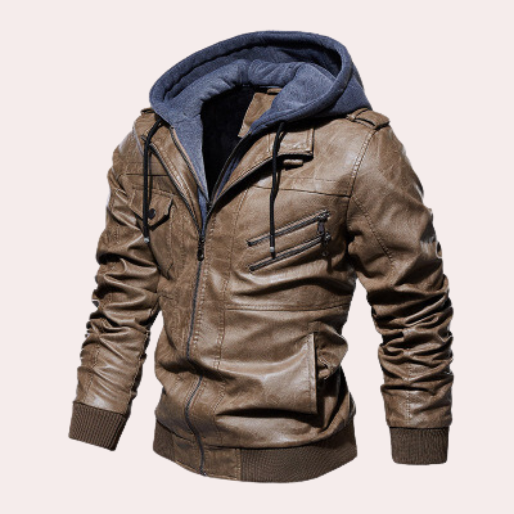 Men's Modern Parka Jacket with Hood