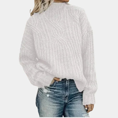 Women's Soft Violet Knitted Sweater
