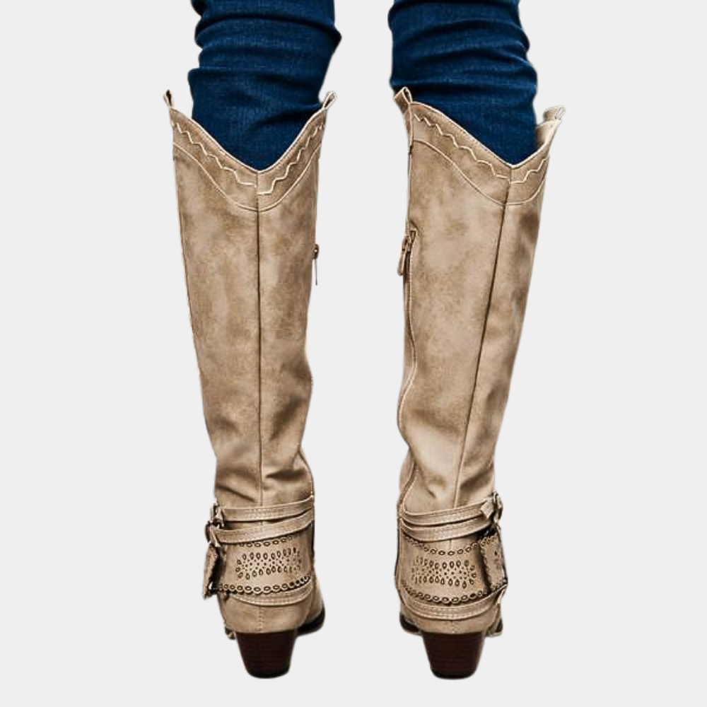 Elegante Damenstiefel Klassisch Schlicht - IdealeKleiden