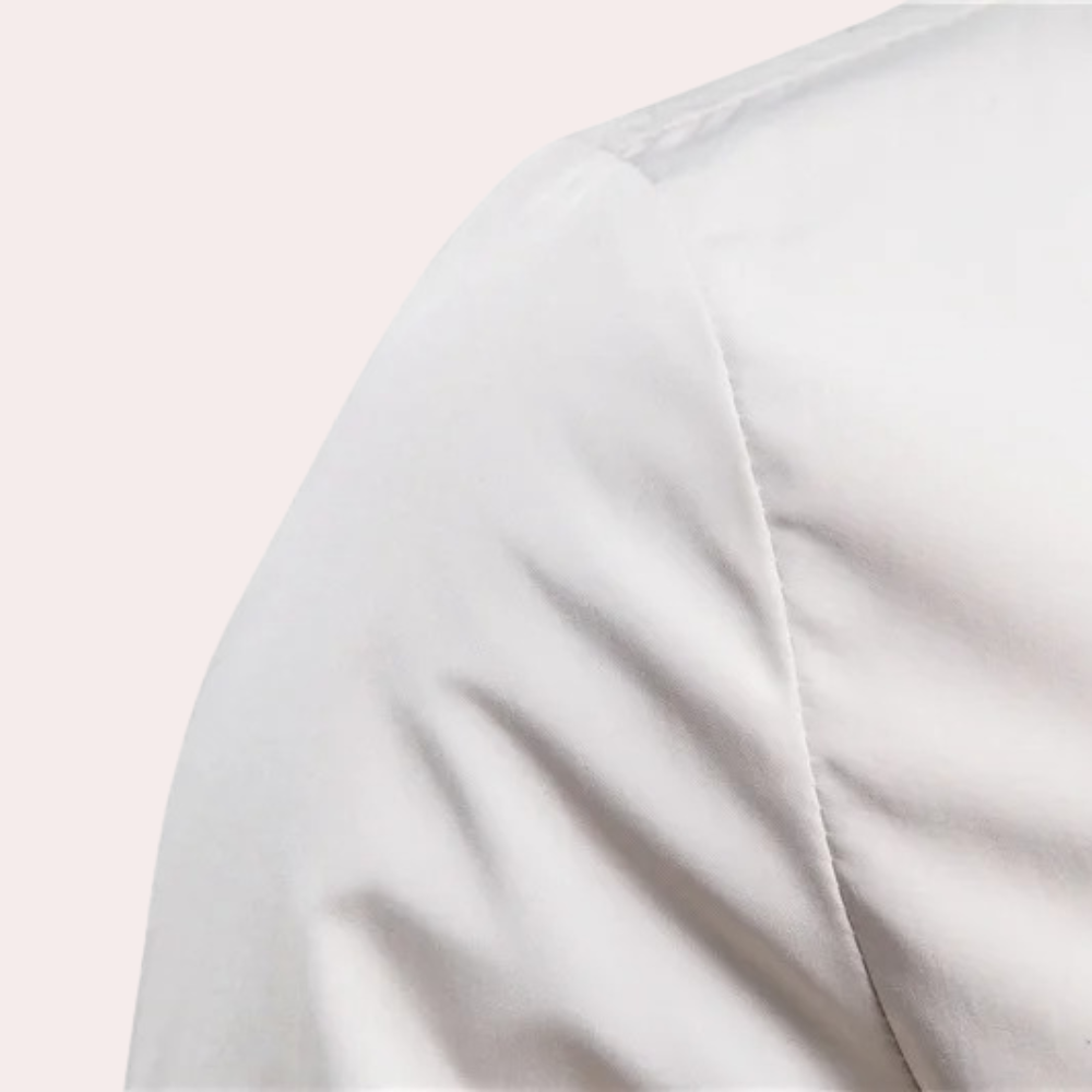 Herren Sommerjacke Stehkragen Reißverschluss - IdealeKleiden