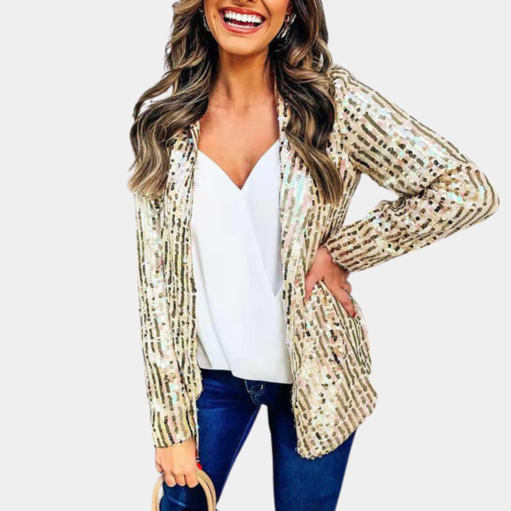 Sparkly Blazer for Women Elegant Sequins