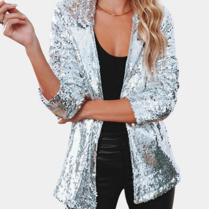 Sparkly Blazer for Women Elegant Sequins