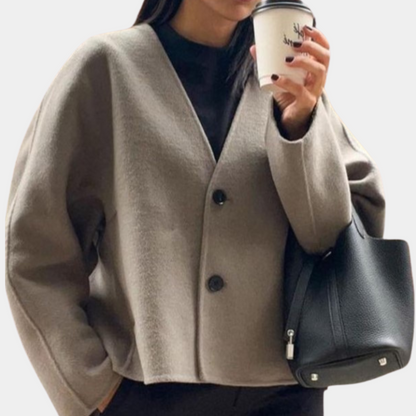 Stilvolle Damenjacke Herbst Mode - IdealeKleiden