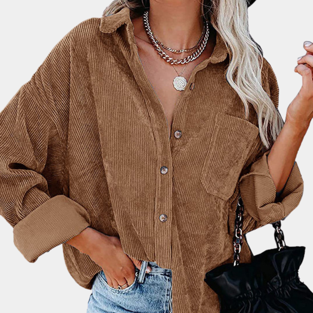 Autumn Women's Corduroy Jacket Trendy