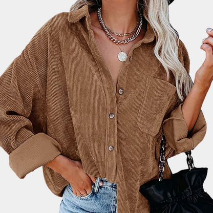 Autumn Women's Corduroy Jacket Trendy