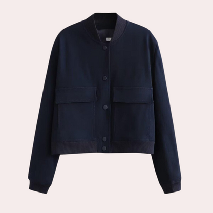 Modern autumn jacket women's bomber style