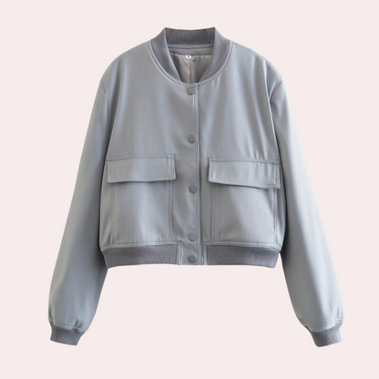 Modern autumn jacket women's bomber style