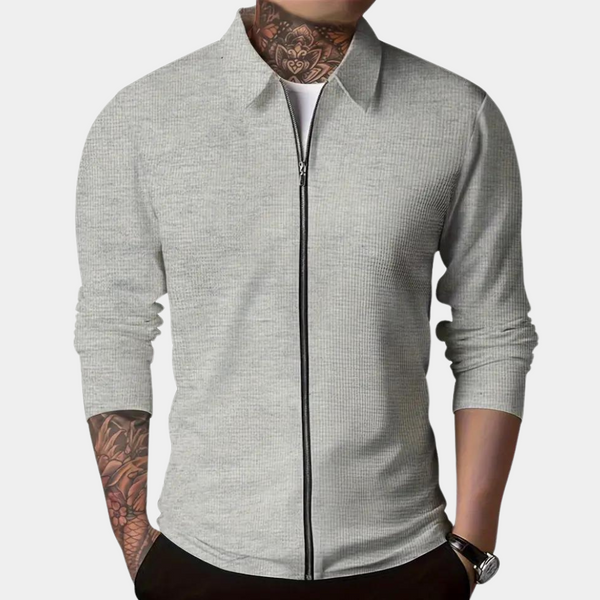 Herren Outdoor-Jacke Reißverschluss Praktisch - IdealeKleiden