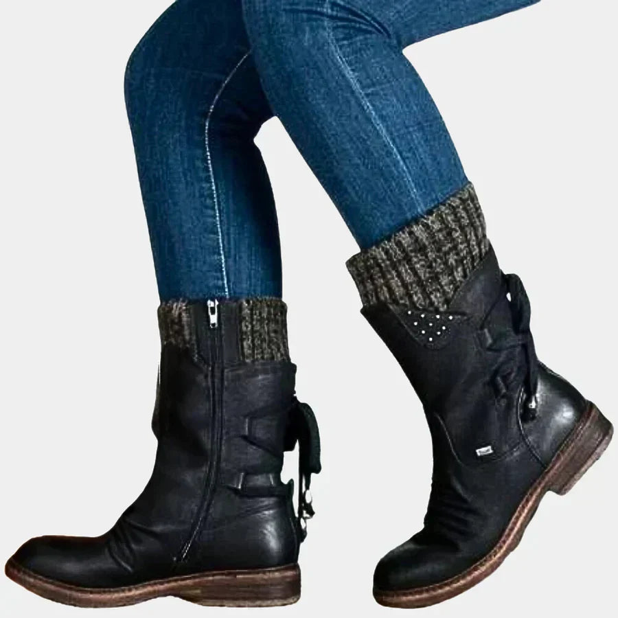 Fashionable Women's Snow Boots Elegant Winter