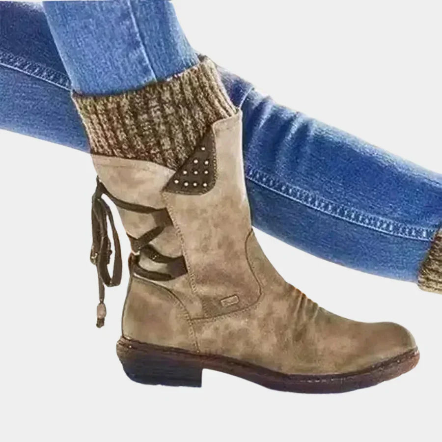 Fashionable Women's Snow Boots Elegant Winter