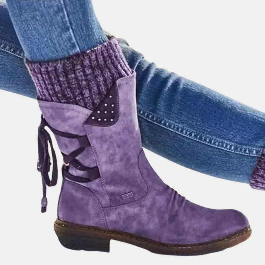 Fashionable Women's Snow Boots Elegant Winter