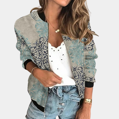Women's Autumn Jacket Trendy Print Design