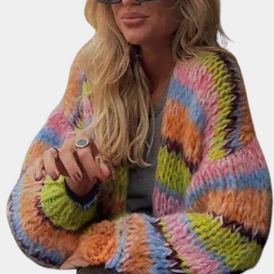 Stilvolle Strickjacke Warm & Trendy Winter - IdealeKleiden