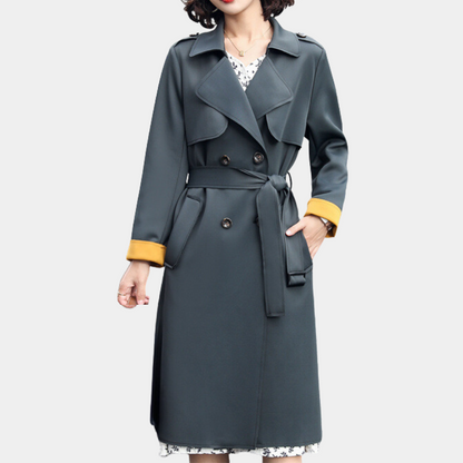 Elegant Women's Trench Coat Autumn Model