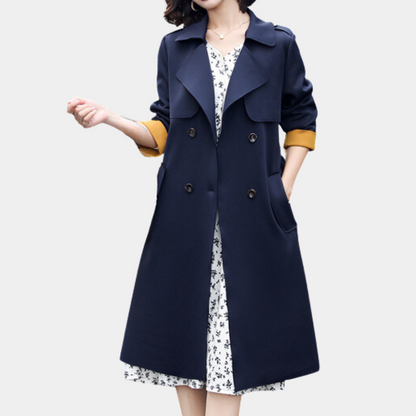 Elegant Women's Trench Coat Autumn Model