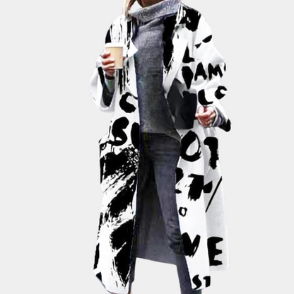 Autumnal Women's Coat Trendy Design