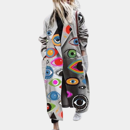 Autumnal Women's Coat Trendy Design