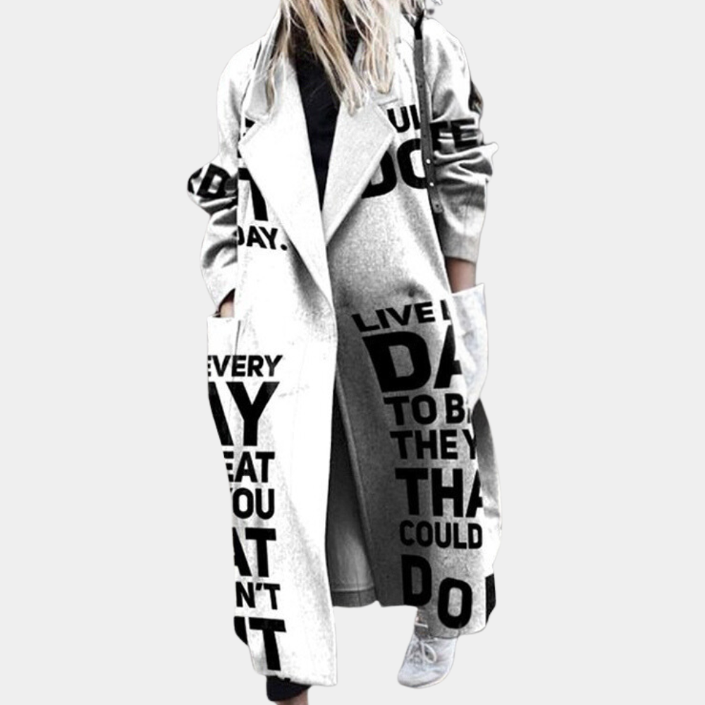 Autumnal Women's Coat Trendy Design