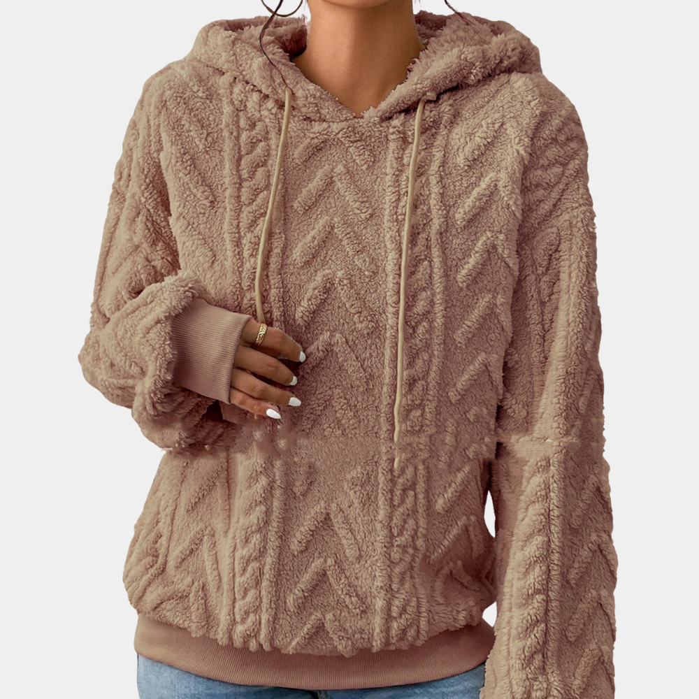 Women's Tie Hoodie Winter Warm