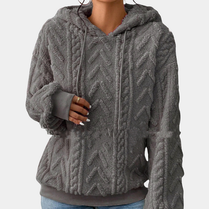 Women's Tie Hoodie Winter Warm