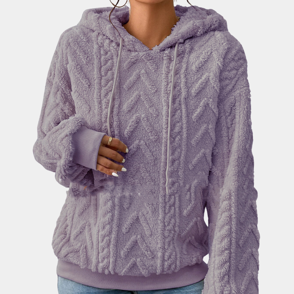 Women's Tie Hoodie Winter Warm
