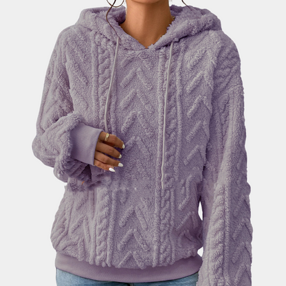 Women's Tie Hoodie Winter Warm