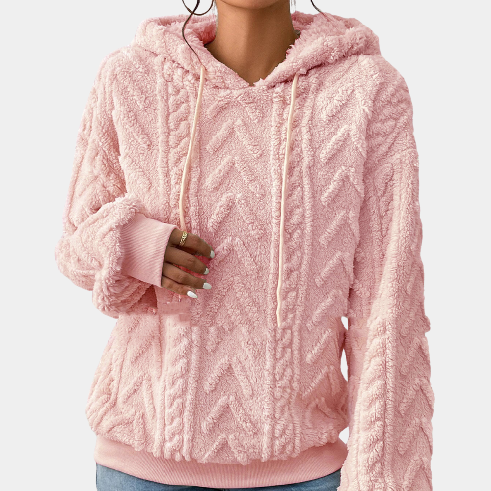 Women's Tie Hoodie Winter Warm