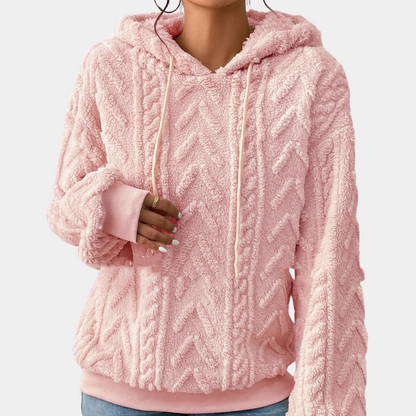 Women's Tie Hoodie Winter Warm