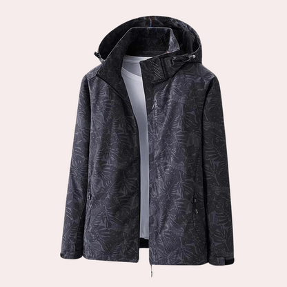 Fashionable Women's Jacket - Detachable Hood Windbreaker